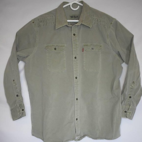 Levi Two Horse Brand Western L/S Shirt Size XL - Picture 2 of 3